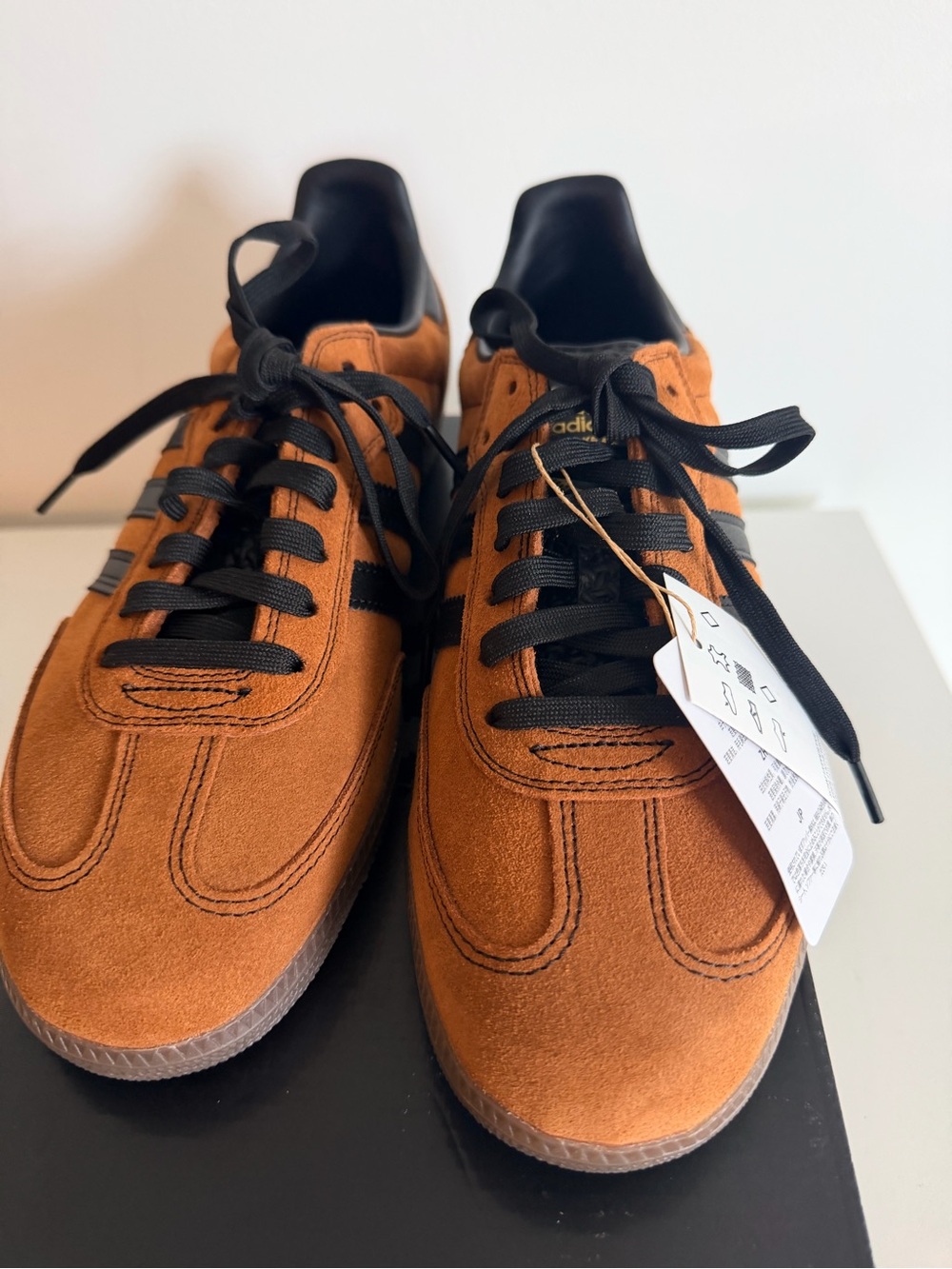 adidas Samba Suede Sneakers - Brown & Black size 10 - Picture 5 of 13